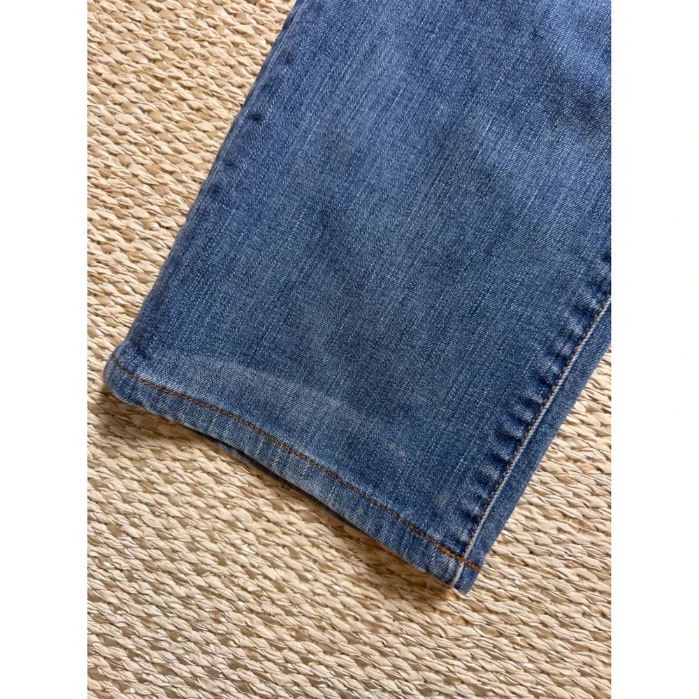 True Religion Ricky Relaxed Straight Leg Jeans Mens 36 Medium Wash Blue Denim